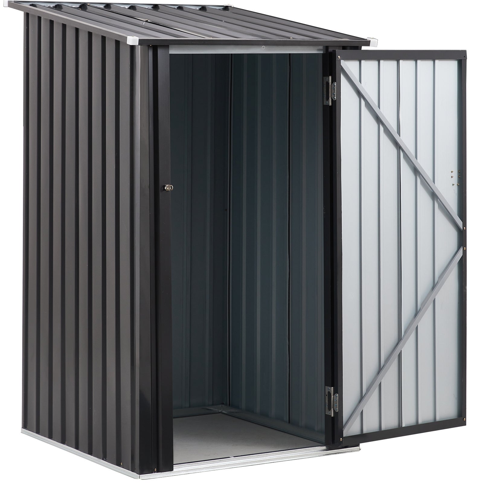 Metal Firewood Storage Shed - Image 6