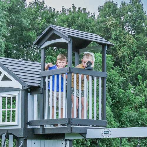 Whispering Point Outdoor Wooden Swing Set with Shipping & Assembly Included - Image 2