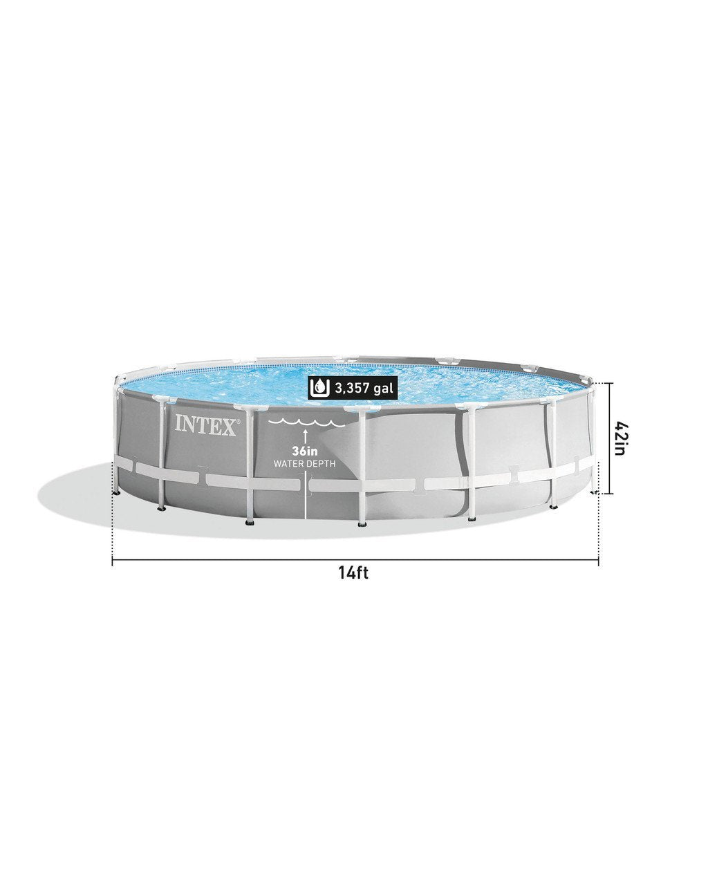Prism Frame™ 14′ x 42″ Above Ground Pool Set - Image 5