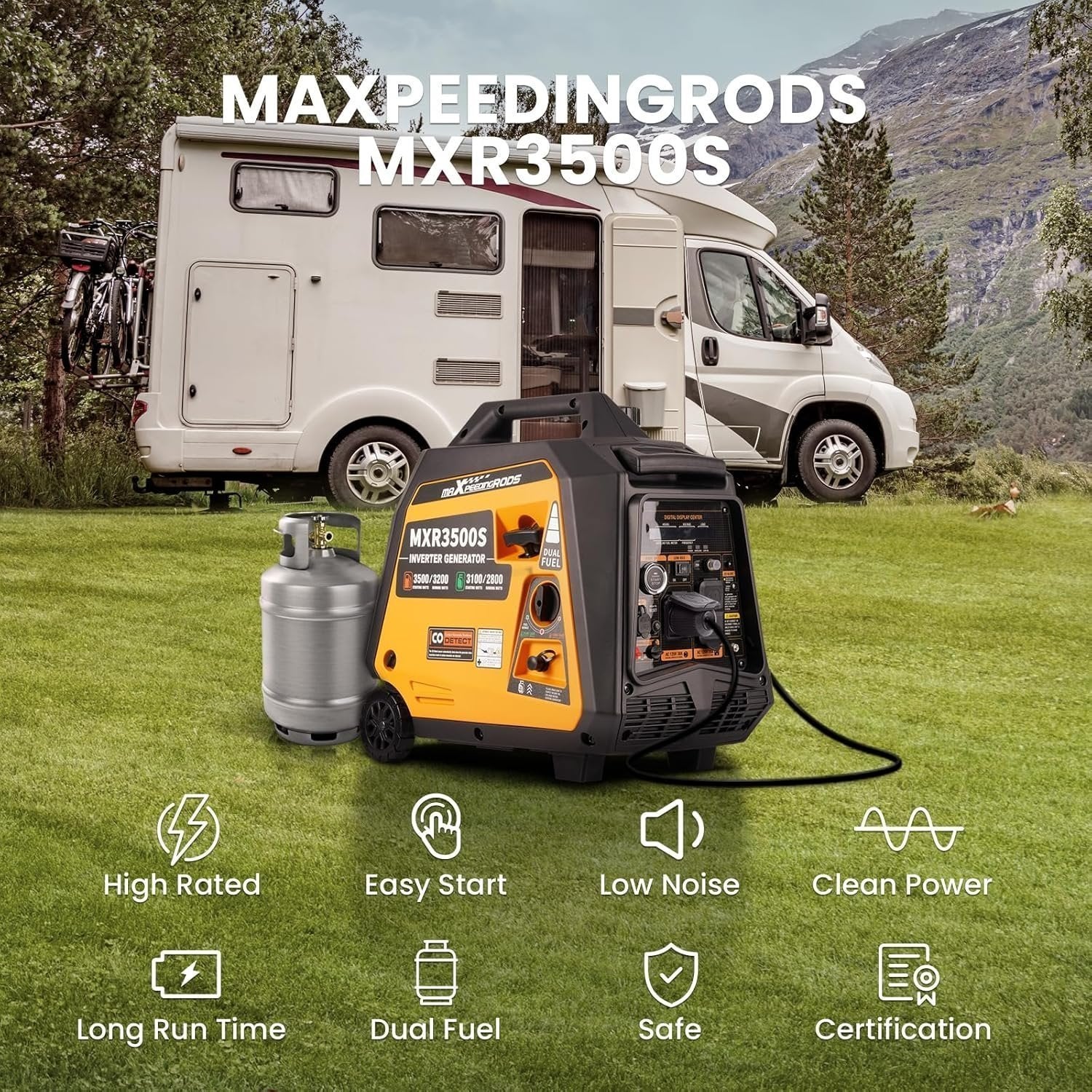 Maxpeedingrods 3500 Watt Portable Super Quite Electric Machine - Image 5