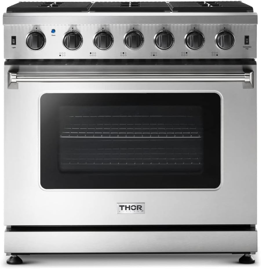 Thor Kitchen 36-Inch Gas Range LRG3601U