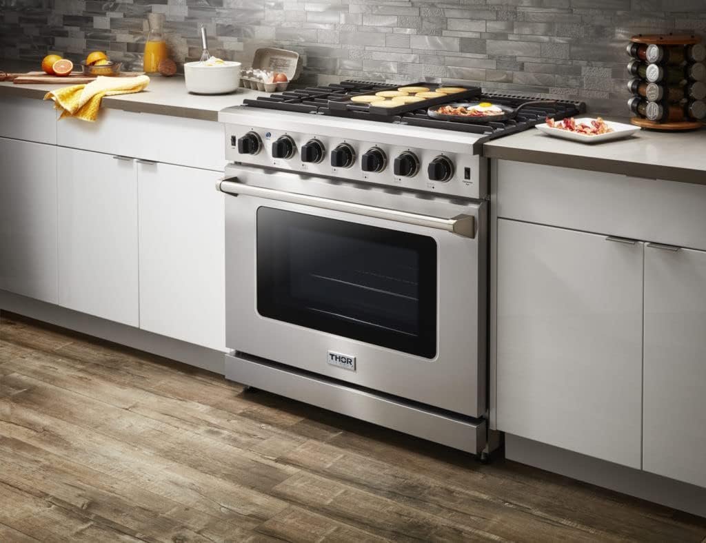 Thor Kitchen 36-Inch Gas Range LRG3601U - Image 7