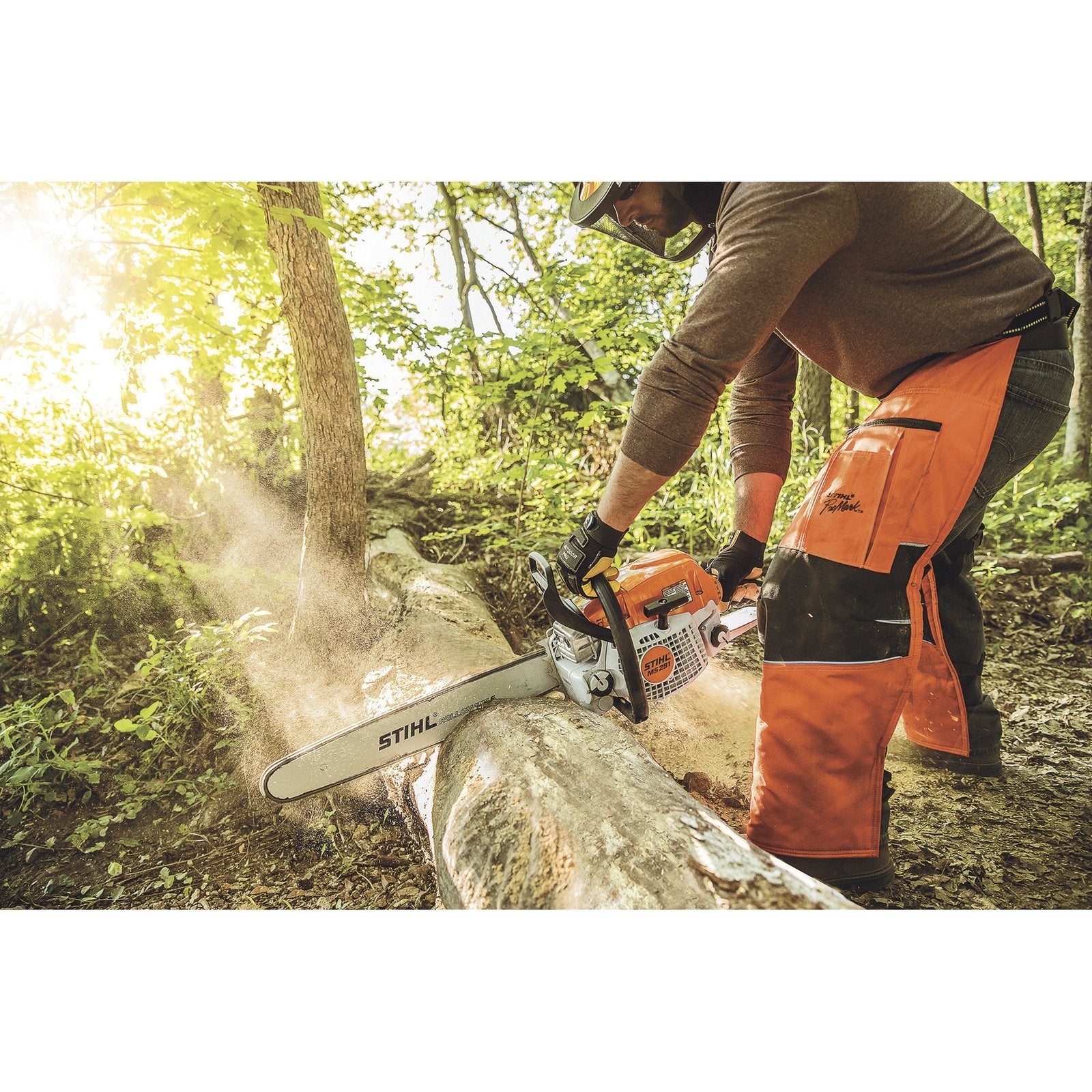 Stihl Gas-Powered Chainsaw, 20in. Bar, 55.5cc, 0.325in. Chain Pitch, Model# MS 291 20 - Image 3