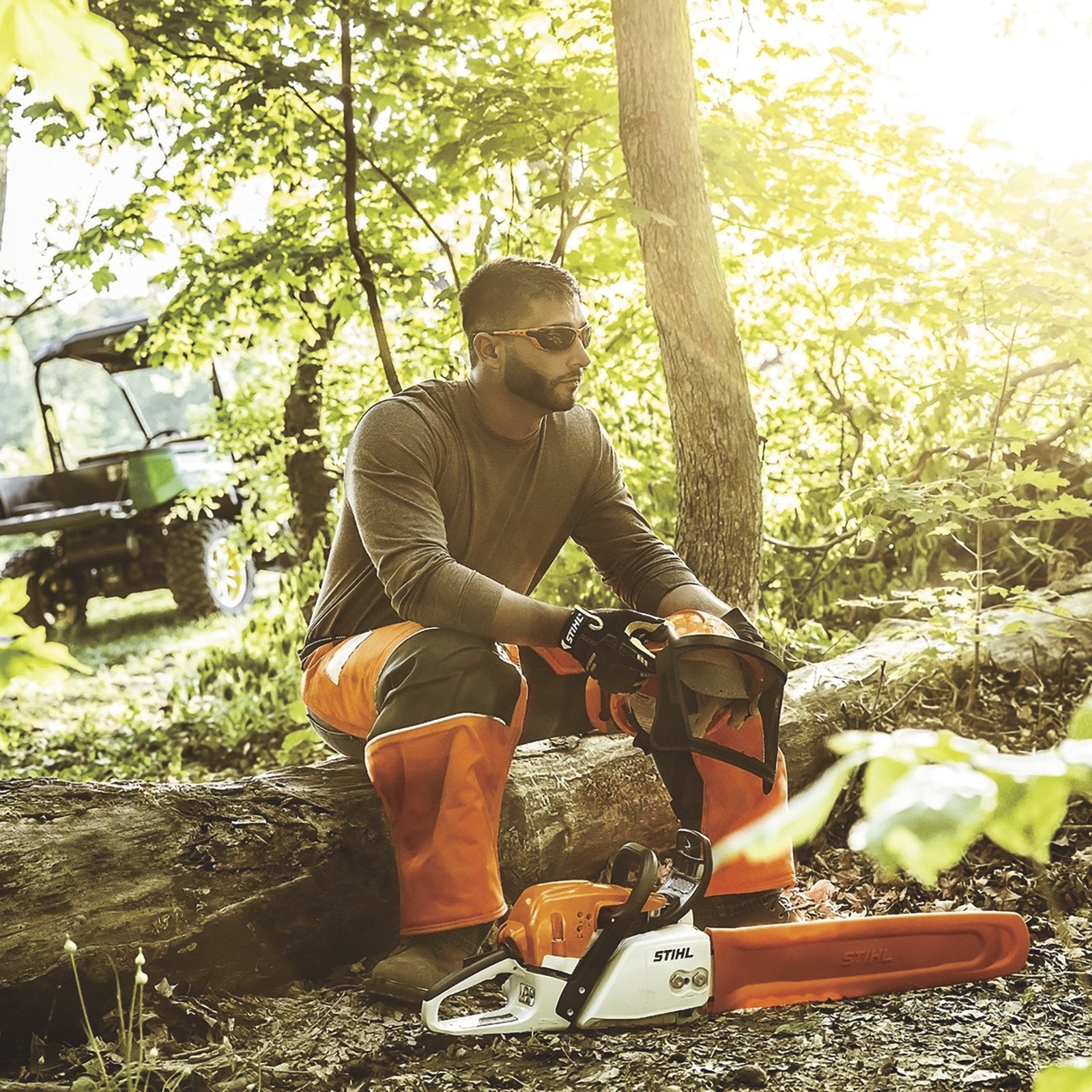 Stihl Gas-Powered Chainsaw, 20in. Bar, 55.5cc, 0.325in. Chain Pitch, Model# MS 291 20 - Image 2