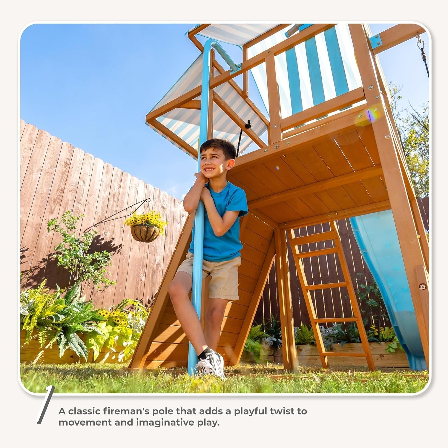 Teamson Kids Laguna Swing Set Playset - Image 5