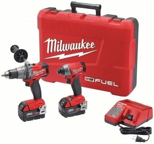 Milwaukee 2897-22 M18 Fuel 2-Tool Combo Kit, Red