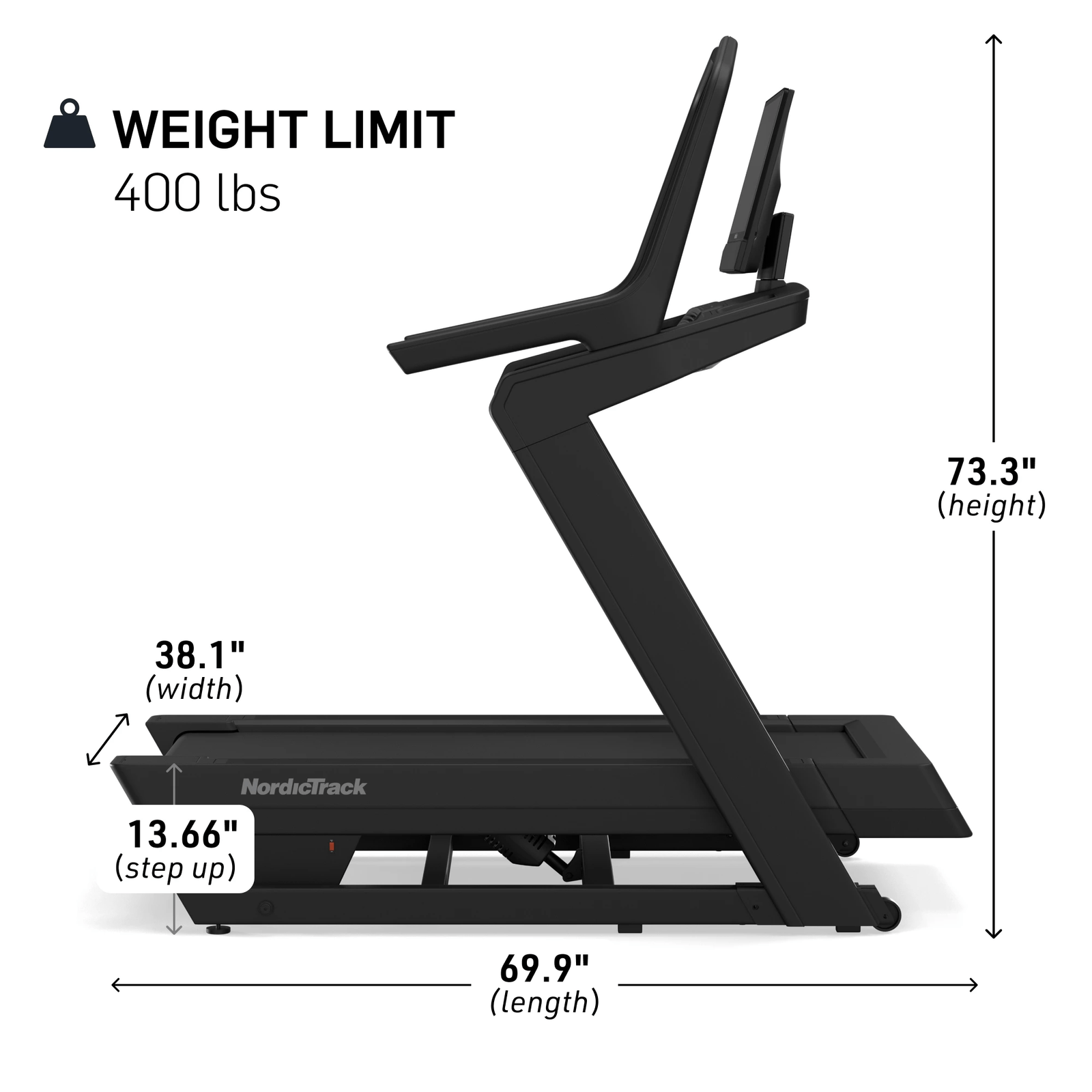 NordicTrack X24 Incline Trainer Treadmill - Image 6